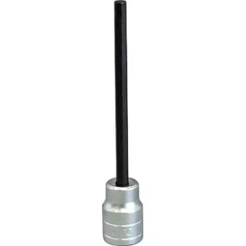 Ktc Long Hexagon Bit Socket 6 mm 12.7 mm Sq. Drive 132 mm Length, BT4-06L