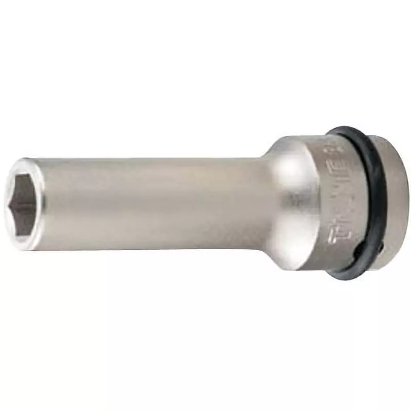 TONE Long Socket For Impact Electroless Nickel Plating 9.5 mm, 3NV-22L