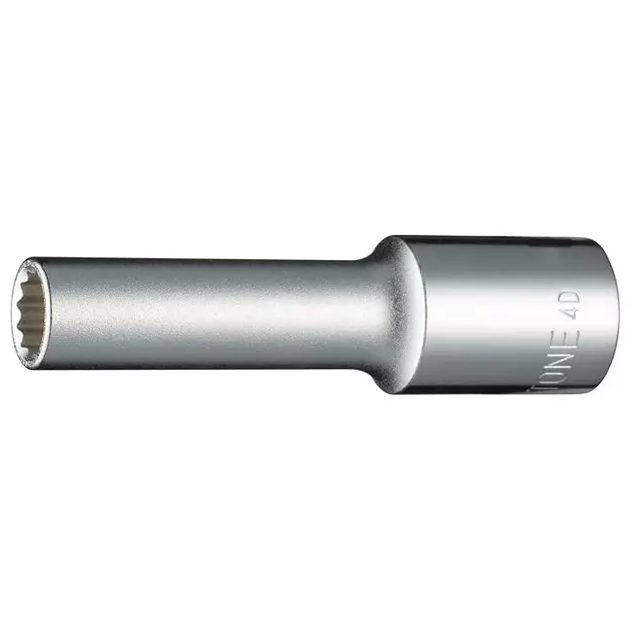 TONE Deep Socket 12 Angles 12.7 mm Square Size 17 mm Length and 16 mm Socket Size, HP4D-17L
