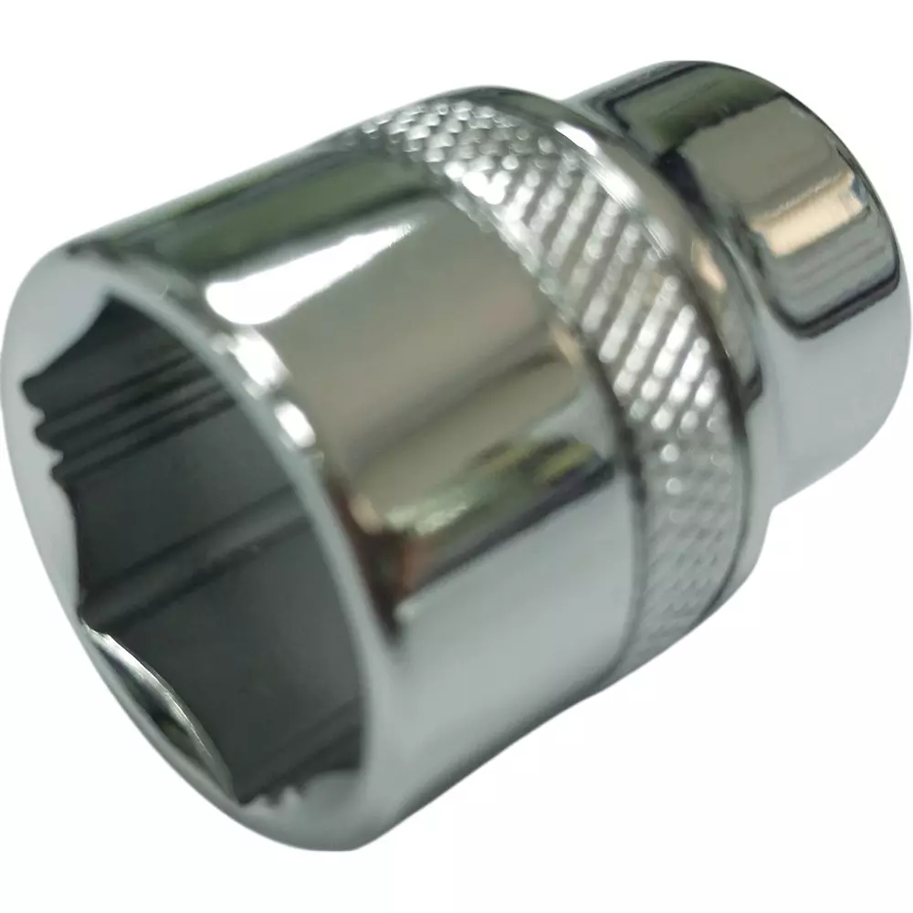 TRUSCO SP Socket Chrome-Plated 30 mm Overall Length, TSSP3-20S
