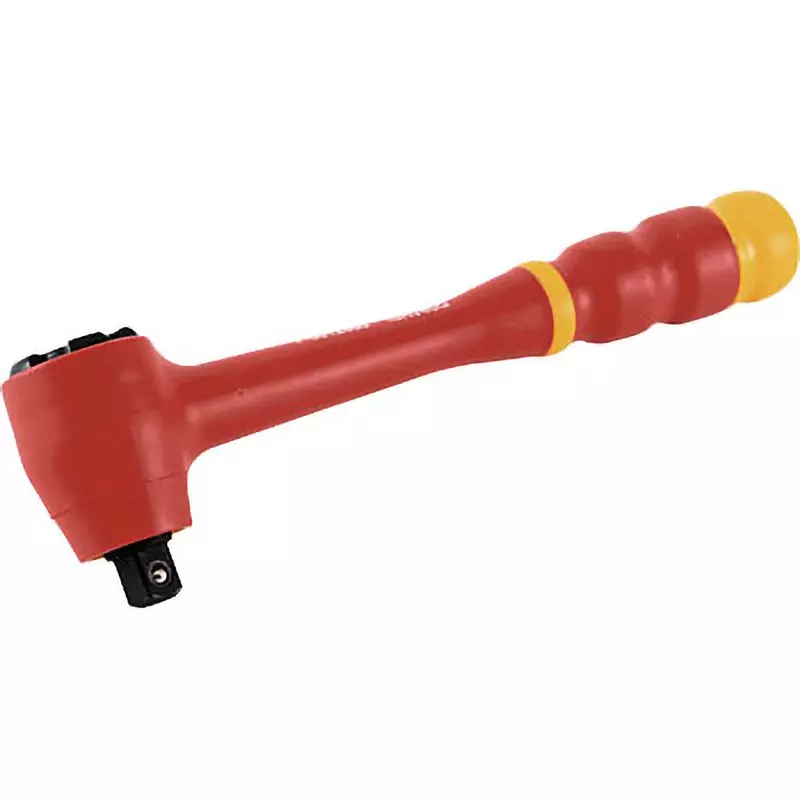 TRUSCO Insulated Ratchet Handle 12.7 mm Square Drive,TZRH-4