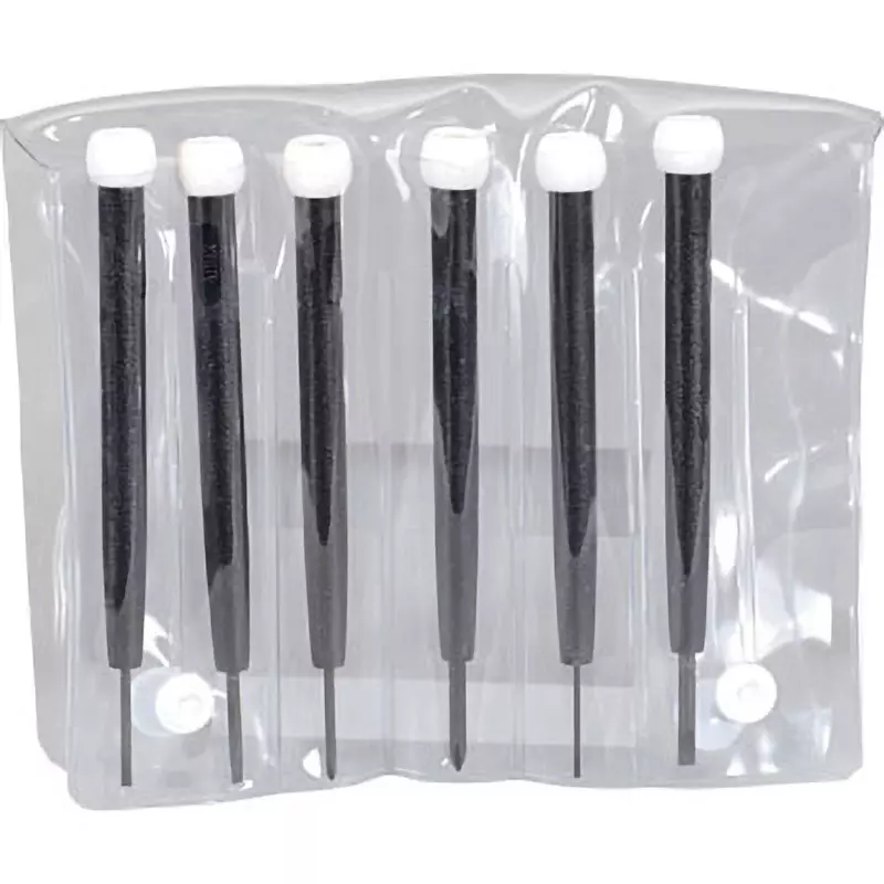 TRUSCO Precision Screwdriver Polypropylene Grip Material, TSD-6SET