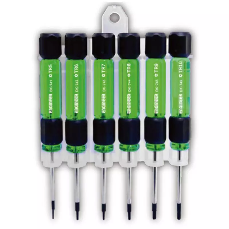 Engineer Precision Screwdriver Set 50 mm Shaft Length, DK-704