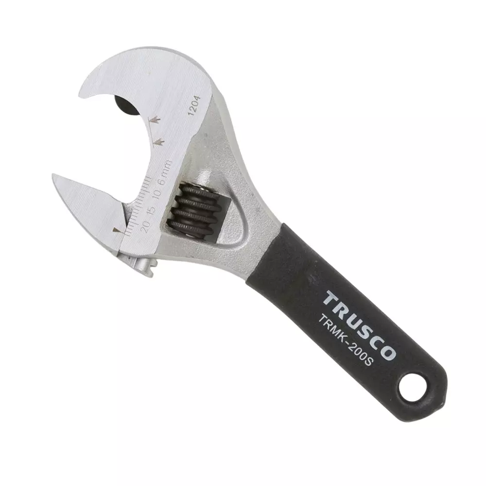 TRUSCO Ratchet Monkey Wrench Chrome Vanadium Steel, TRMK-200S