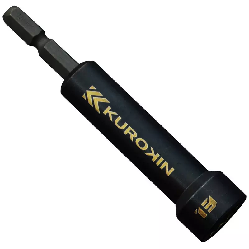 FUJIYA Semi-Long Socket 13 mm Hex Size Across Flats, 512-13-BG