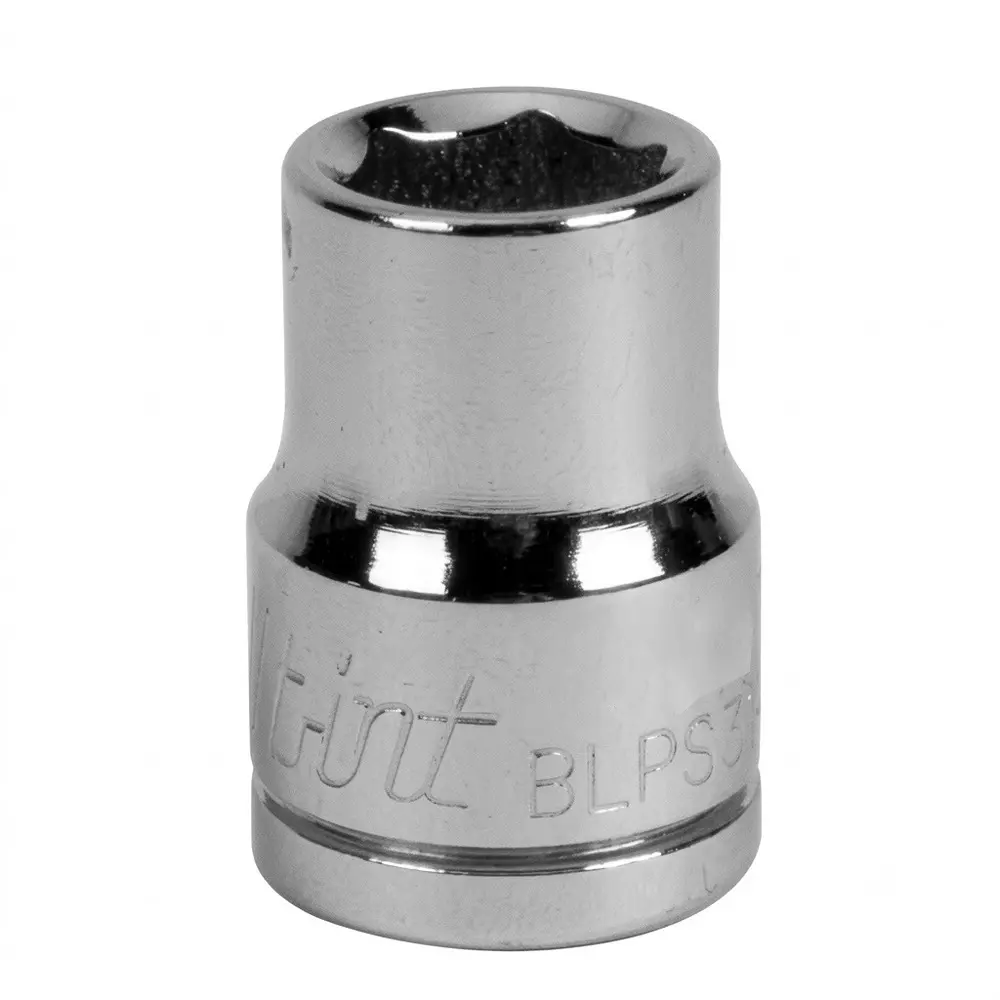 Blue-Point 3/8 inch (9.52 mm) Drive Socket Chrome Finish Alloy Steel Body and 13/16 inch (20.63 mm) Size, BLPS381316