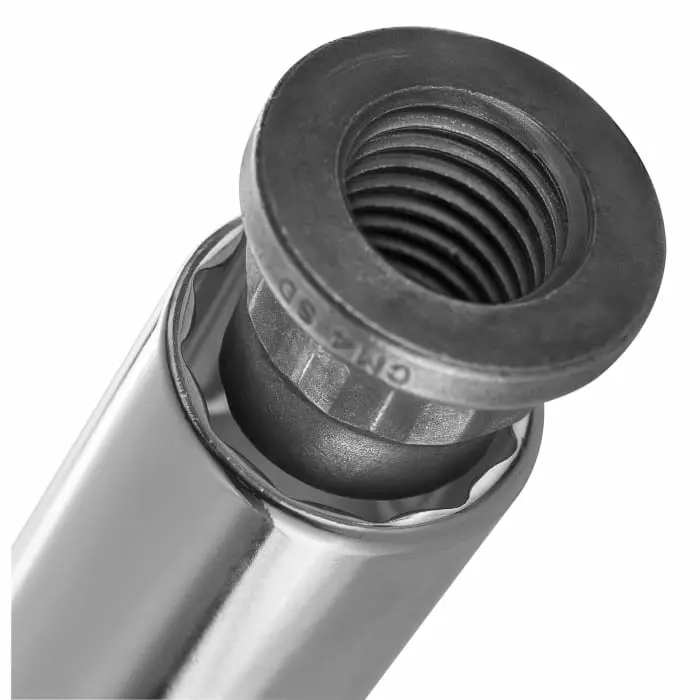 Facom 1/4 inch Drive 11/32in Long Socket, 12 point, 50 mm Overall Length, R.11/32EL