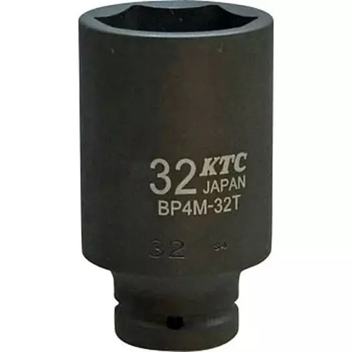 Ktc Semi-Deep Impact Socket 75 mm OL 12.7 mm Sq. Drive, BP4M-32T