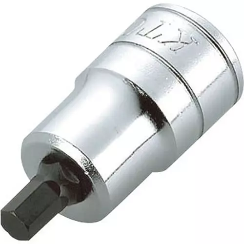 Ktc Stubby Hexagon Bit Socket 9.5 mm Sq. Drive, BT3-07SS