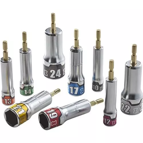 Ktc Impact Driver Hexagon Socket Bit 14 mm 6.35 mm Sq. Drive, BZP63-14