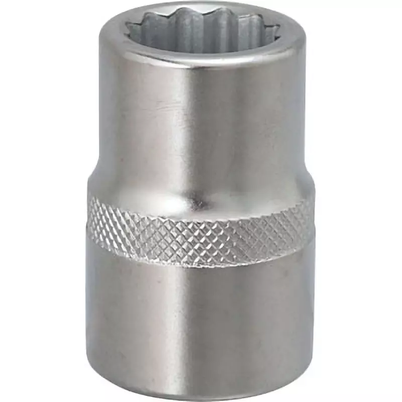 TRUSCO Socket Chrome Vanadium Steel 50 mm Overall Length, TS6-19W