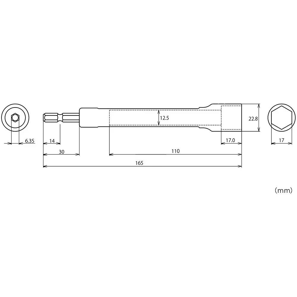 lobster-lobtex-power-drill-socket-165-mm-overall-length-ds17ls
