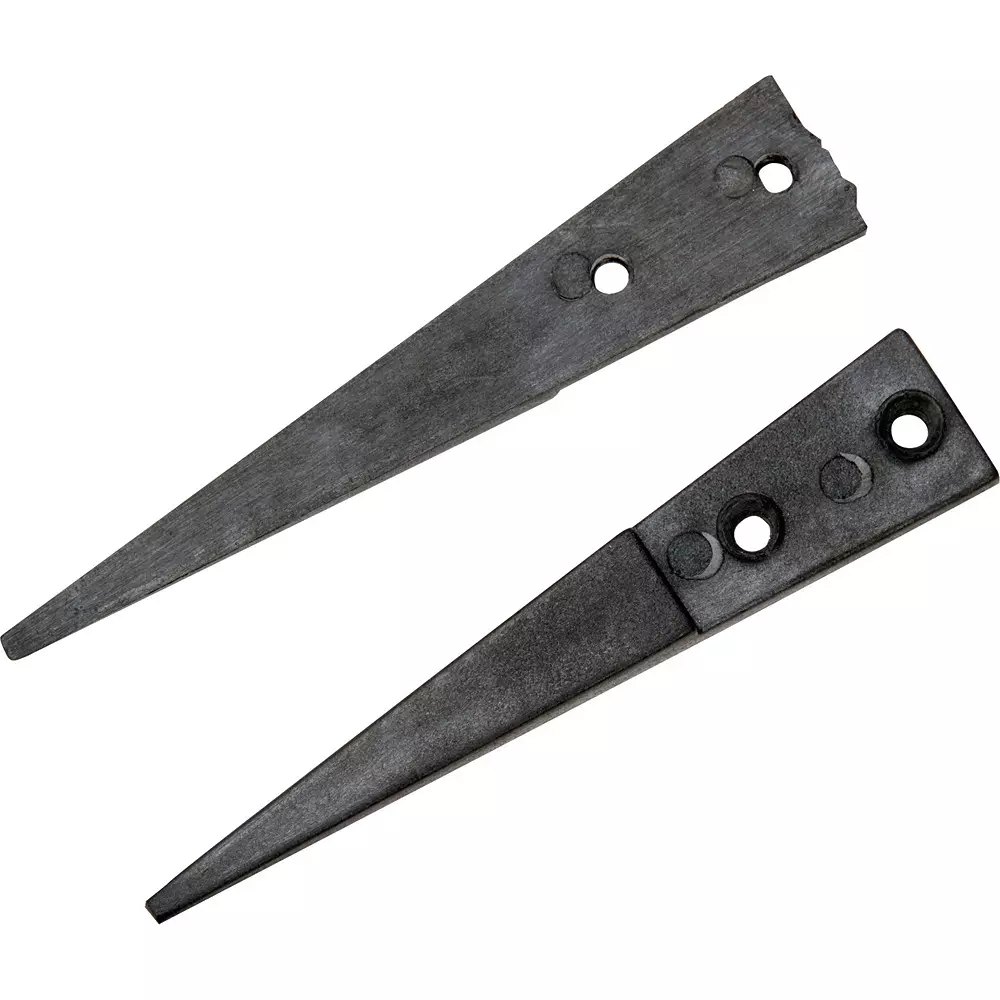 TRUSCO ESD Tip Tweezer Polyphenylene Sulfide (PPS), EP-1.5S (Pack of 2 Pcs)