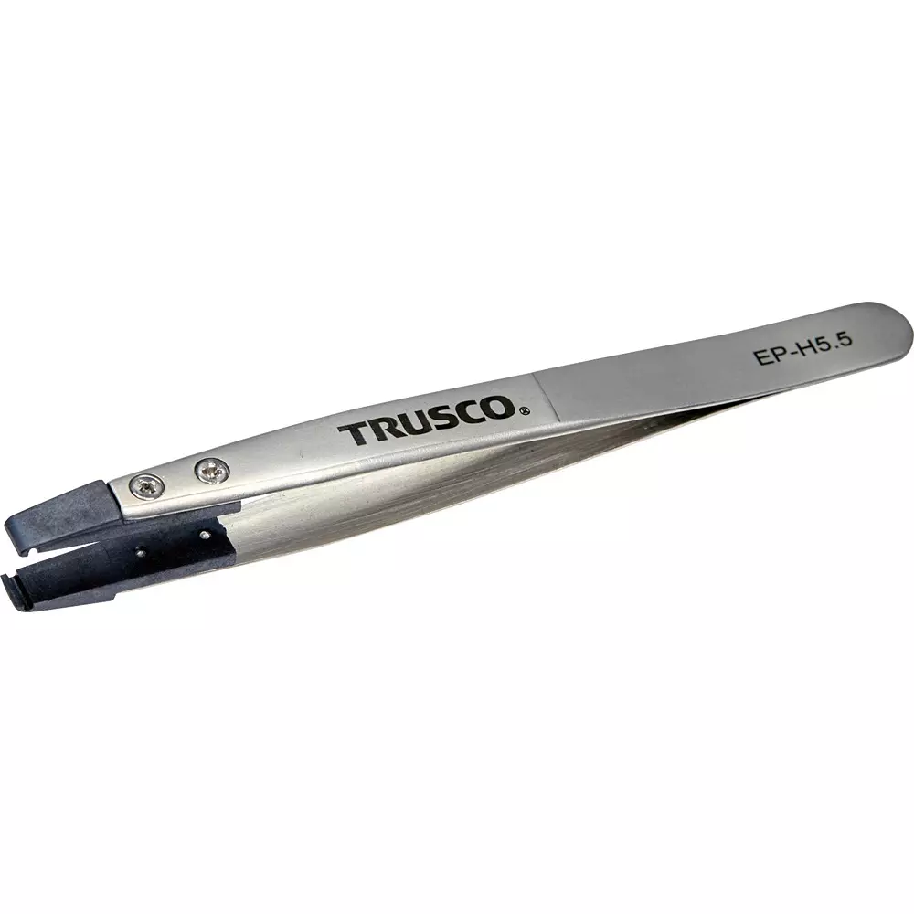 TRUSCO ESD Tip Tweezer 116 mm Overall Length, EP-H5.5