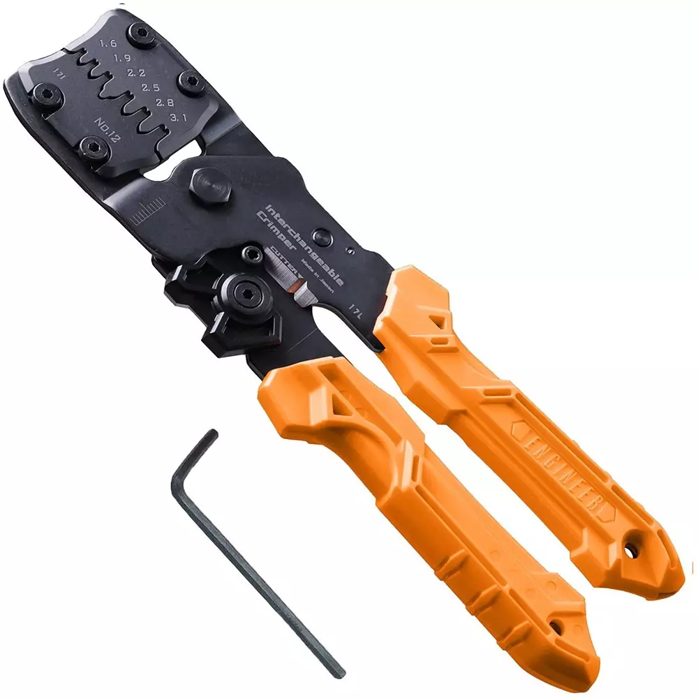 Engineer Precision Crimping Plier 205 mm Overall Length, PAD-12