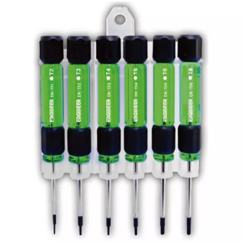 Engineer Precision Screwdriver Set 50 mm Shaft Length, DK-703