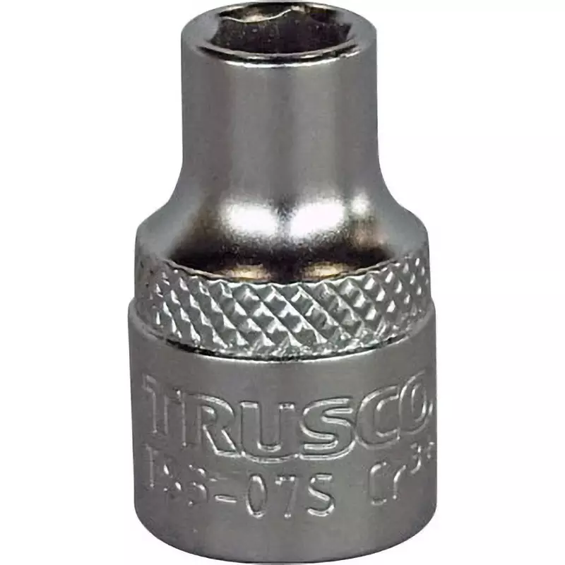 TRUSCO 6 Corner Type Socket 7 mm Hex Size, TS3-07S