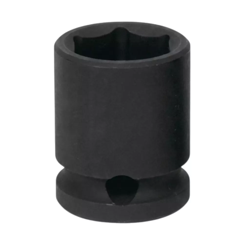 Blue-Point 1 inch (25.4 mm) Drive Shallow Impact Socket 6 Points Black Color Heat Treated Metal Body and Size 59 mm, BLPSMIM159