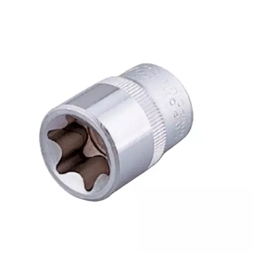 OAYKAY Chrome Vanadium Steel 12 mm Size E Socket Half Square 12.7 mm (1/2 Inch) Drive