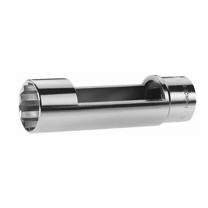 Facom 1/2 inch Drive 29mm Injector Socket, 12 point, 98 mm Overall Length, D.132B