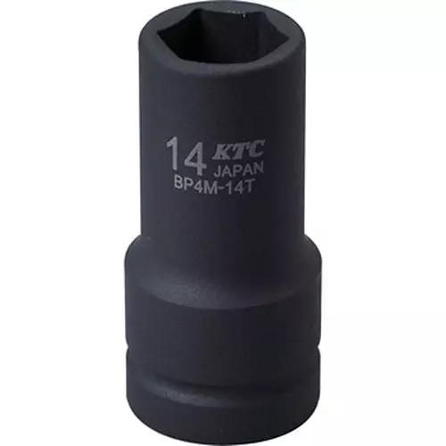 Ktc Semi-Deep Impact Socket 52 mm OL 12.7 mm Sq. Drive, BP4M-14T