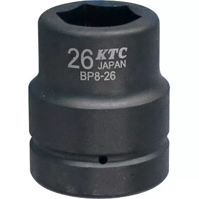 Ktc Impact Wrench Socket with Pin and Ring 25.4 mm Sq. Drive, BP8-26P