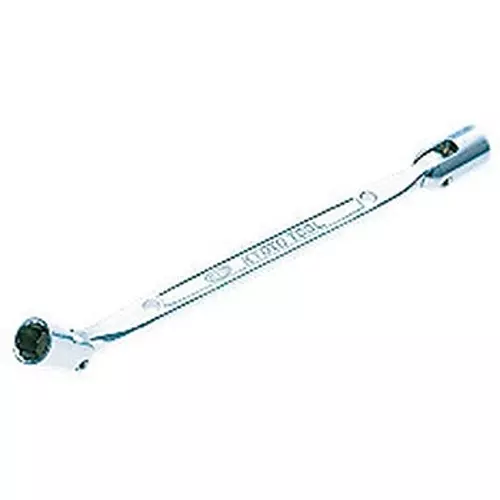 Ktc FlexHead Double Hex Socket 10x12 mm Alloy Tool Steel, FBH1-10X12