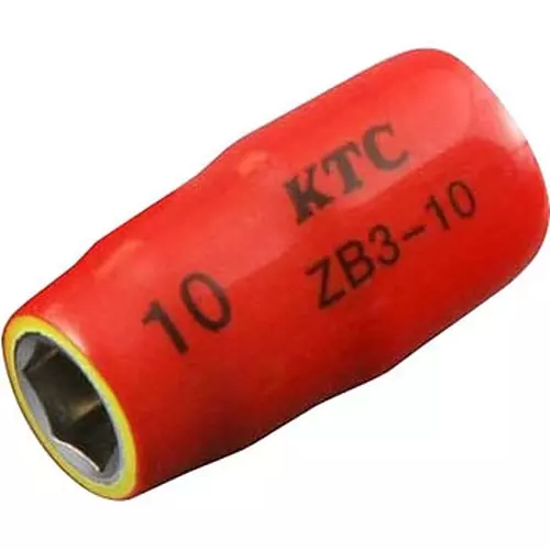 Ktc Insulated Socket 10 mm 9.5 mm Sq. Drive 1000V Rated, ZB3-10
