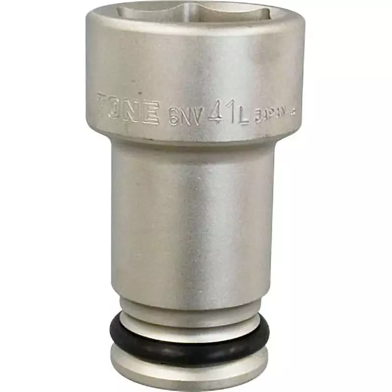 TONE Long Socket For Impact Electroless Nickel Plating 19.0mm, 6NV-41L