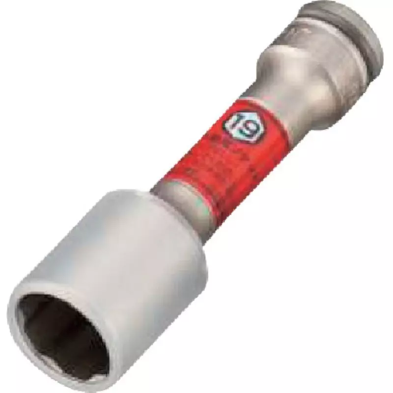 TONE Thin Long Wheel Nut Socket Drive 9.5 mm 9.5 mm, 3APQF-19LN