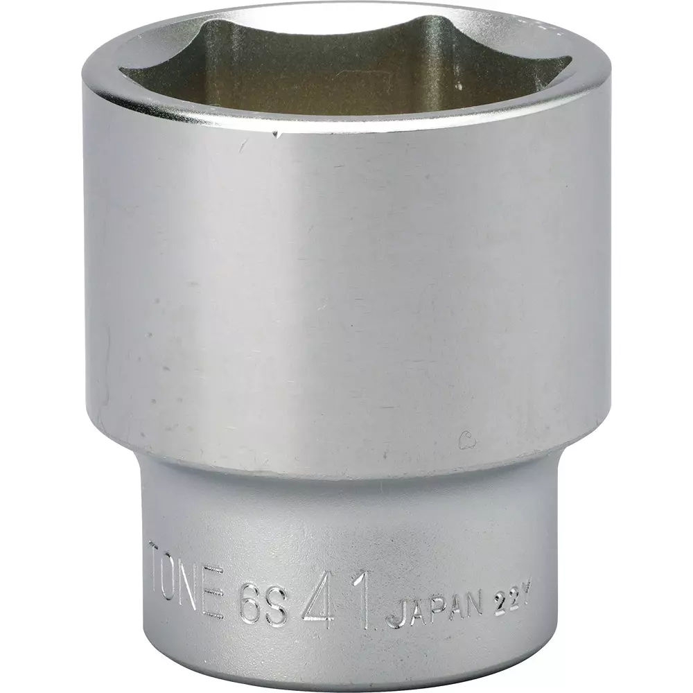 TONE Socket 6 Corners Hexagon Type 19 mm Square Drive, 6S-41