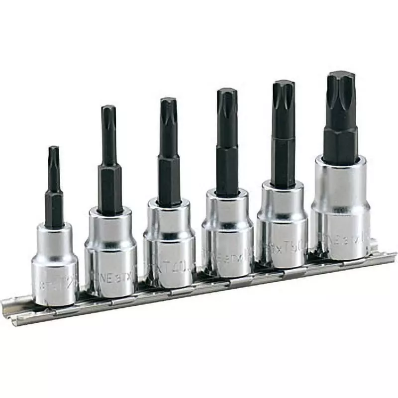 TONE Torx Socket Set Strong Type With Holder 3TX-T10H, T15H, T20H, T25H, T27H, T30H, T40H, T45H, T50H, T55H, HTX310