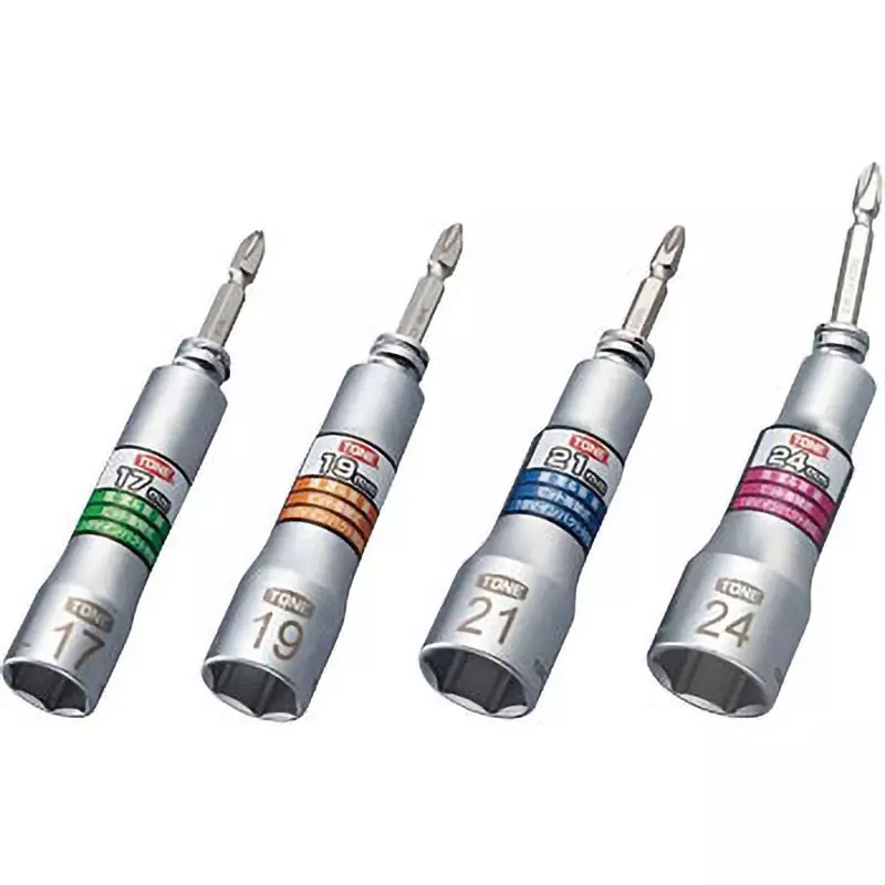 TONE Replaceable Universal Bit Socket 8 mm Hex Size Across Flates, 2BNU-08