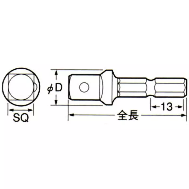 vessel-socket-adapter-45-mm-overall-length-a20bsq2
