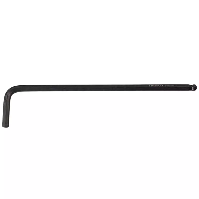 TRUSCO Ballpoint Hexagon Stick Wrench Chrome Vanadium Steel, TBRI-1/8