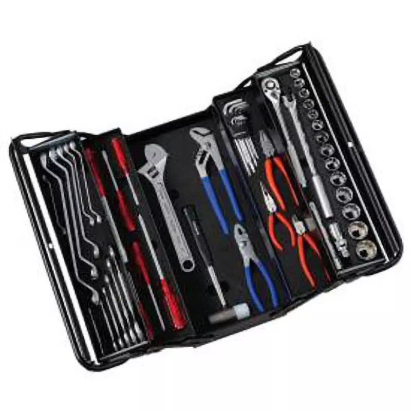 Super Tool Double Opening Tool Set 220x470x300 mm Case Dimension, S5000DS
