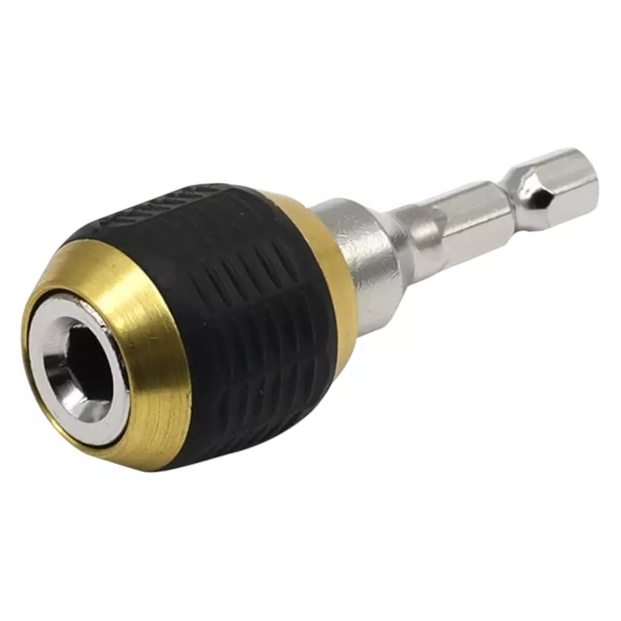 GENERIC Self-Locking Drill Bit Holder 60 mm and 6.35 mm (1/4 inch) Hex Shank Extension Rod Quick Release Chuck Adapter for Power Drill Tool