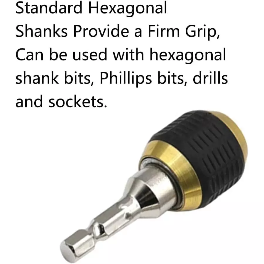generic-self-locking-drill-bit-holder-60-mm-and-635-mm-14-inch-hex-shank-extension-rod-quick-release-chuck-adapter-for-power-drill-tool