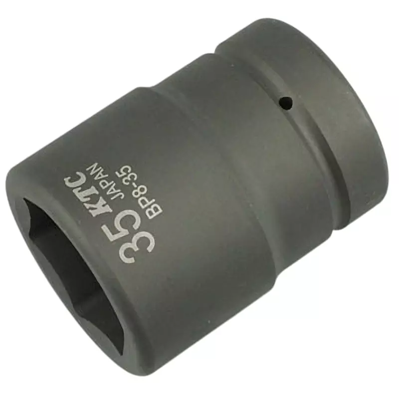 Ktc Impact Wrench Socket with Pin and Ring 25.4 mm Sq. Drive, BP8-35P