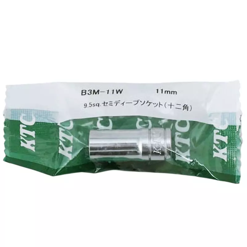 Ktc 12 Corners Semi-Deep Socket 9.5 mm Sq. Drive, B3M-11W