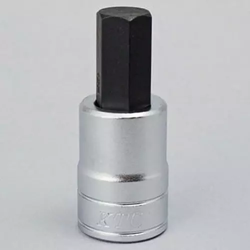Ktc Short Hexagon Bit Socket 9.5 mm Sq. Drive, BT3-12S