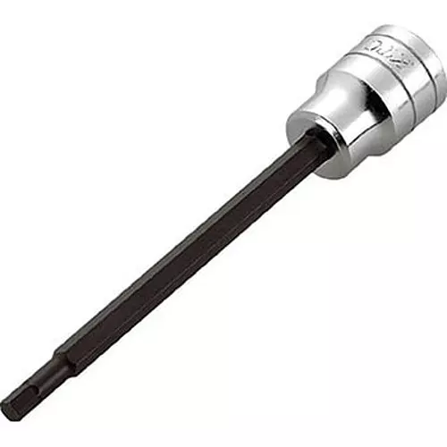 Ktc Long Hexagon Bit Socket 9 mm 12.7 mm Sq. Drive 132 mm Length, BT4-09L