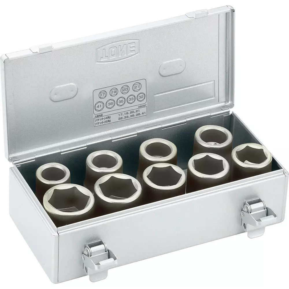 TONE Impact Socket Set For Wheel Nuts 25.4 mm, A809T