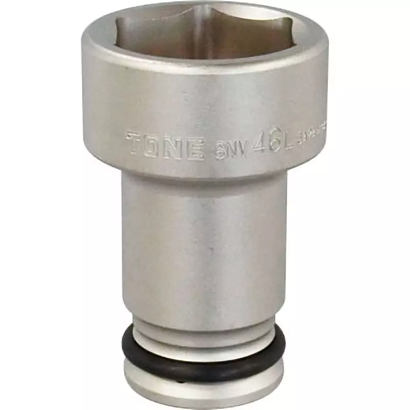 TONE Long Socket For Impact Electroless Nickel Plating 19.0mm, 6NV-46L