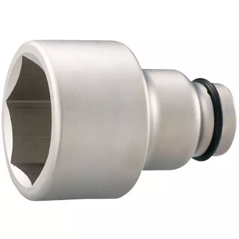 TONE Long Socket For Impact Electroless Nickel Plating 25.4mm, 8NV-50L