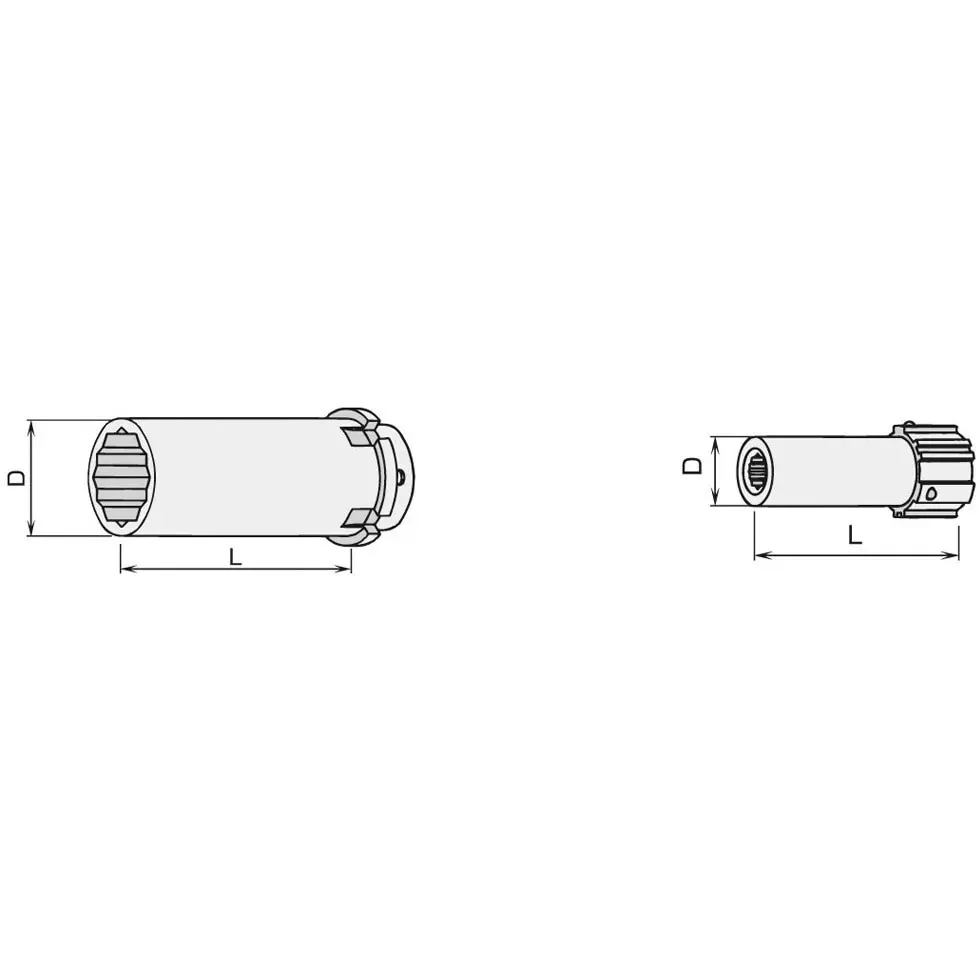 TONE Shear Wrench Outer Socket 18.5 mm Length For M16, M216