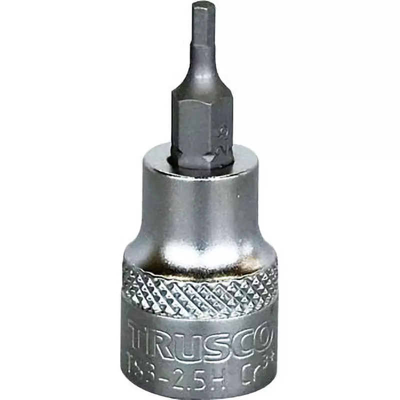 TRUSCO Hexagon socket Chrome Vanadium Steel 2.5 mm Hex Size, TS3-2.5H