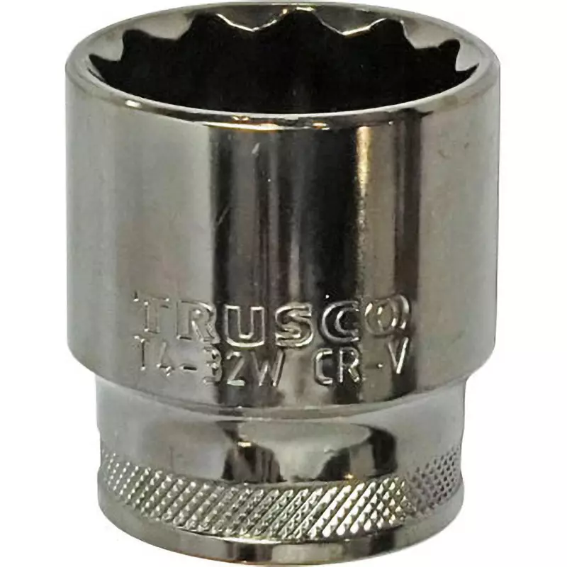 TRUSCO 12-Sided Socket Chromium Vanadium Steel, T4-32W