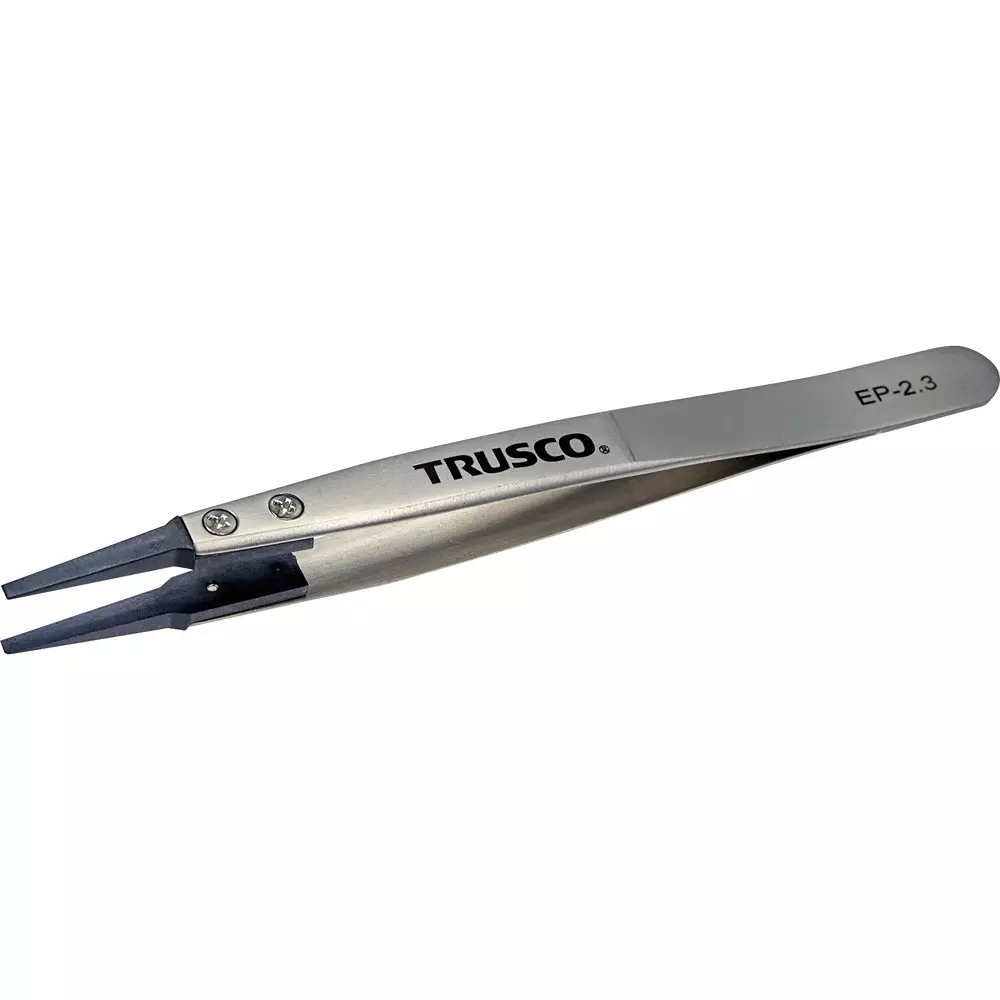 TRUSCO ESD Tip Tweezer 125 mm Overall Length, EP-2.3