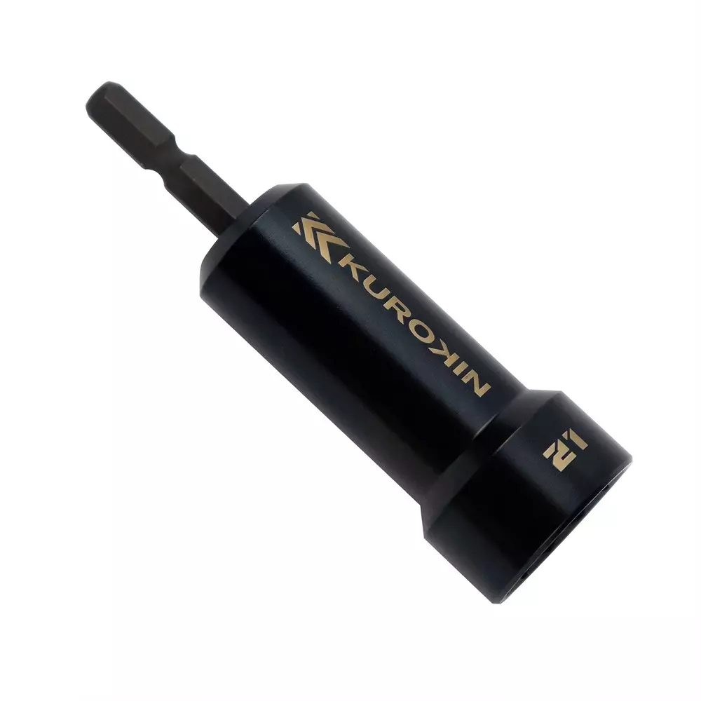 FUJIYA Semi-Long Socket 21 mm Hex Size Across Flats, 512-21-BG